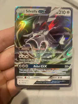 Silvally GX - 116/156 - Pokemon Ultra Prism Sun & Moon Ultra Rare Card NM - Image 1