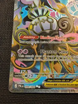Pokemon card 099/084 Mega Chandelure ex mega evolution Pitch Black - Image 5