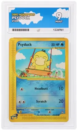 Pokemon TCG Psyduck Aquapolis Card 104/147 Regular Common ACE 9 - Image 1