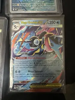Pokemon 4 Card Lot Mega Greninja Ex 100/086, And 022/086 And Froakie & Frogadier - Image 3