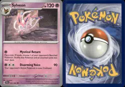 SYLVEON 022/064 Shrouded Fable TCG Pokemon Card Near Mint - Image 3