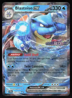 Blastoise ex (Stellar Crown Stamp) 030/142 Miscellaneous Cards & Products NM - Image 1