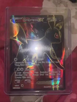 Pokemon TCG Umbreon-EX Fates Collide Full Art Ultra Rare Card 119/124 Near Mint - Image 1