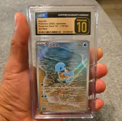 🐢 Squirtle 170/165 [Sv2a] Pokemon Card 151 • Holo Japanese CGC Pristine 10 🐢 - Image 3
