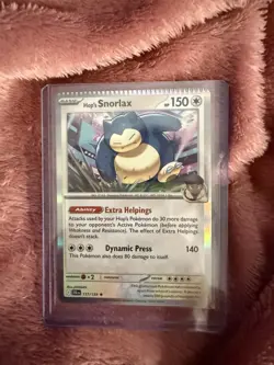 SNORLAX MISCUT SERRATED EDGE Pokemon Card... RARE NM. Near Mint. - Image 1