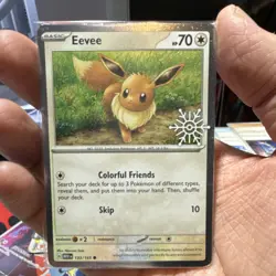Pokemon Eevee Holo Stamped Common 133/165 Miscellaneous Cards Holiday Calendar - Image 1