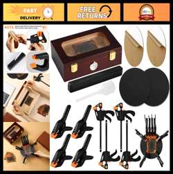 Trading Card Flattening Kit - Tool Accessory with Moisturizing Box, Acrylic Plat - Image 1