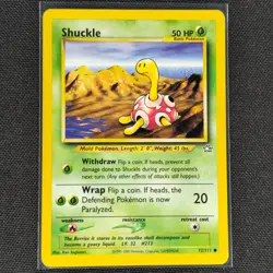 Shuckle - 72/111 - Common - Neo Genesis - Pokemon Card - VLP - Image 1
