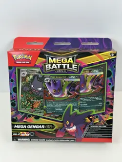 Pokemon Mega Battle Deck Mega Gengar EX Starter Deck 60 Cards English New/Sealed - Image 1