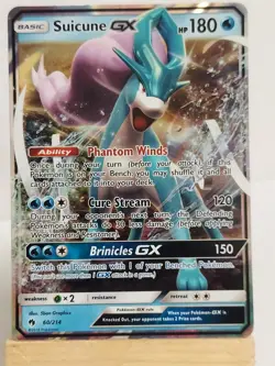 Pokemon TCG Ultra Rare (Holo) Suicune GX 060/214 SM- Lost Thunder - Image 3