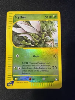 Scyther 106/147 Aquapolis Common Holo Pokemon TCG - MINT - Image 1