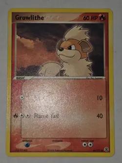 Growlithe 64/112, Regular LP, Fire Red & Leaf Green Pokemon TCG - Image 2