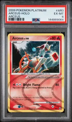 2009 POKEMON PLATINUM ARCEUS #AR3 ARCEUS-HOLO PSA 6 - Image 1