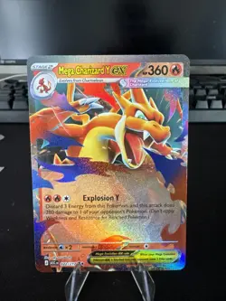 Pokemon Ascended Heroes - Mega Charizard Y Ex 022/217 Double Rare NM - Image 1