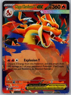 2026 Mega Charizard Y ex 022/217 Pokemon Ascended Heroes - Image 1