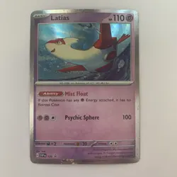 Pokemon TCG - Latias Scarlet Violet Black Star Promo Cosmos SVP 139 Free Ship NM - Image 1
