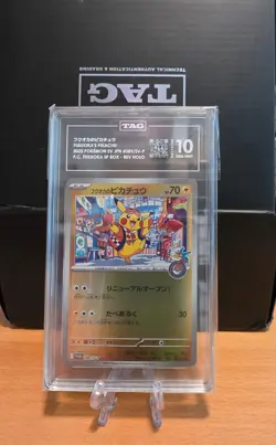 Pokemon TAG 10 (964) Fukuoka's Pikachu 289 SV-P Promo 2025 Japanese - Image 1