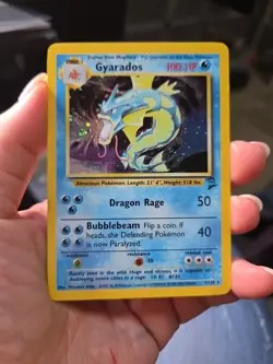 Gyarados Pokemon Card Unlimited Holo Rare Base Set 2 7/130 - Image 3