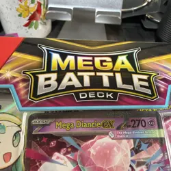 Pokemon Mega Battle Deck Diancie ex Brand New Sealed FREE SHIP - Image 2