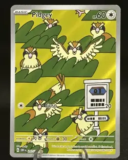 Pidgey 207/197: Obsidian Flames Special Illustration Rare Pokemon 2023 NM/Mint - Image 1