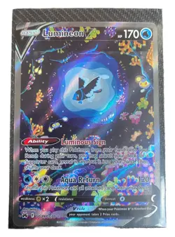 Lumineon V GG39/GG70 Holo V Rare Crown Zenith Galarian Gallery Pokemon Near Mint - Image 1