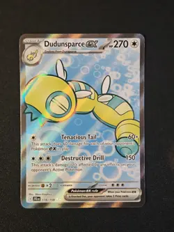 Pokemon Dudunsparce EX 178/159 Journey Together Ultra Rare - Image 1