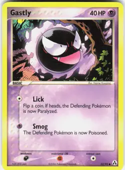 Gastly 52/92 Common Legend Maker Pokemon LP - Image 1
