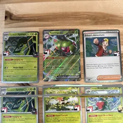 Team Rocket Destined Rivals Prize Pack Stamped Pokemon TCG lot (17) - Image 2