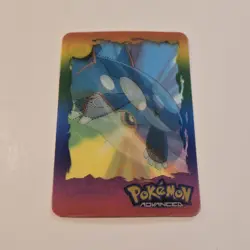 Pokemon Advanced 2004 Panini Lenticular Kyogre Action Card #101 - Image 1