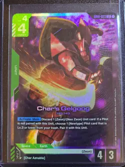Char’s Gelgoog (GD01-023) (NM) - Gundam Card Game - Newtype Rising (ENG) - Image 1