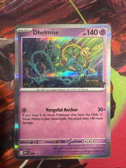 Dhelmise 084 Pitch Black Prerelease Promo - Pokemon TCG NM STAMPED - Image 1