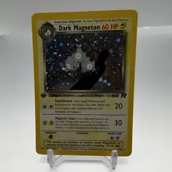 Wizards of the Coast Dark Magneton 11/82 Team Rocket Holo Rare 60 HP English - Image 1