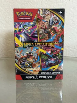 🔥Pokemon TCG Mega Evolution Booster Bundle – 6 Packs Sealed NEW Factory Fresh - Image 1