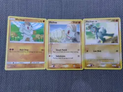 Pokemon TCG Machop Diamond & Pearl 86/130 Regular Common Bundle Near Mint 2007 - Image 1