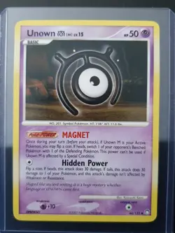 Unown M 66/123 Mysterious Treasures - Uncommon - Pokemon Card - Image 1
