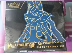 Pokemon TCG Mega Evolution Pokemon Center Mega Lucario ETB NEW & SEALED - Image 1