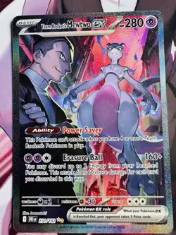 Team Rocket's Mewtwo ex SIR 2025 Pokemon TCG: Destined Rivals - #231/182 NM - Image 2