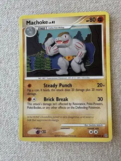 2008 Pokemon Diamond and Pearl Stormfront #41 Machoke - Image 1