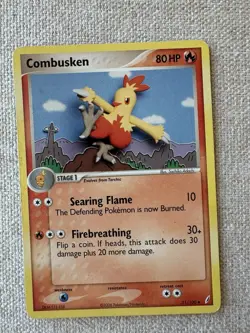 Combusken 31/100 Uncommon Ex Crystal Guardians Pokemon Card - Image 1