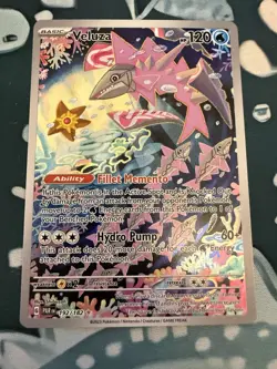 Pokemon TCG Veluza Paradox Rift Holo Card 192/182 Illustration Rare - Near Mint - Image 1