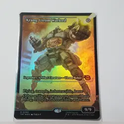 FOIL Krang, Utrom Warlord Showcase MTG TMT 0290 Mythic NM Colorless Commander - Image 1