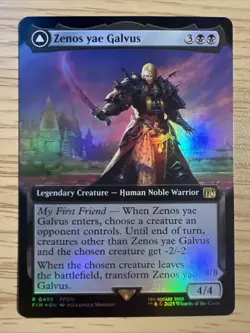 Zenos yae Galvus (Extended Art) Final Fantasy Foil NM MTG 455 - Image 1