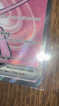 Pokemon Mew EX 2023 TCG Full Art Holo Rare Card 193/165 Scarlet & Violet 151 - Image 3
