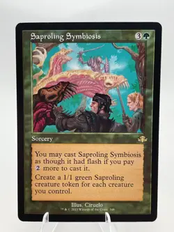 Saproling Symbiosis (Retro Frame) - Dominaria Remastered : MTG NM - Image 1