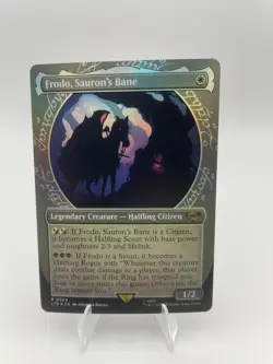 Frodo, Sauron's Bane (Showcase) Foil - NM Lord of the Rings: MTG - Image 2