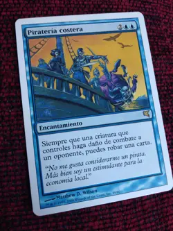 MTG COASTAL PIRACY (Pirateria costera) VERY RARE SPANISH GD Salvat-Hachette 2006 - Image 3