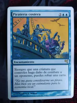 MTG COASTAL PIRACY (Pirateria costera) VERY RARE SPANISH GD Salvat-Hachette 2006 - Image 4