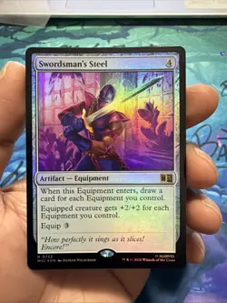 Swordsman's Steel Commander: Marvel Super Heroes Foil - Image 1