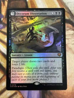 Decorum Dissertation #0078 MTG Secrets of Strixhaven Foil - NM 🔥 - Image 1