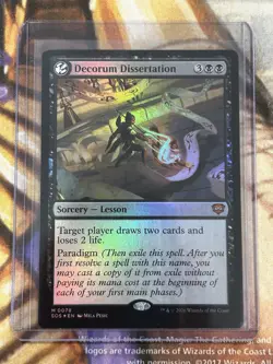Decorum Dissertation #0078 MTG Secrets of Strixhaven Foil - NM 🔥 - Image 3